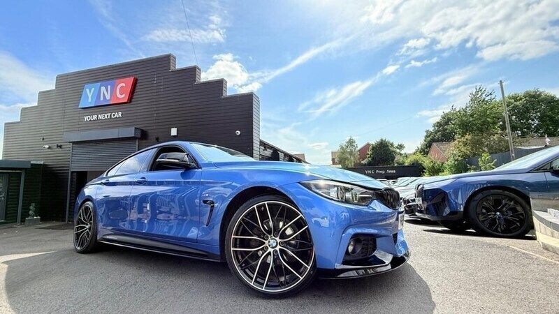 Blue Used 2020 BMW 420 M Sport Coupe | £19,491 (Fair price) - Image 1/4