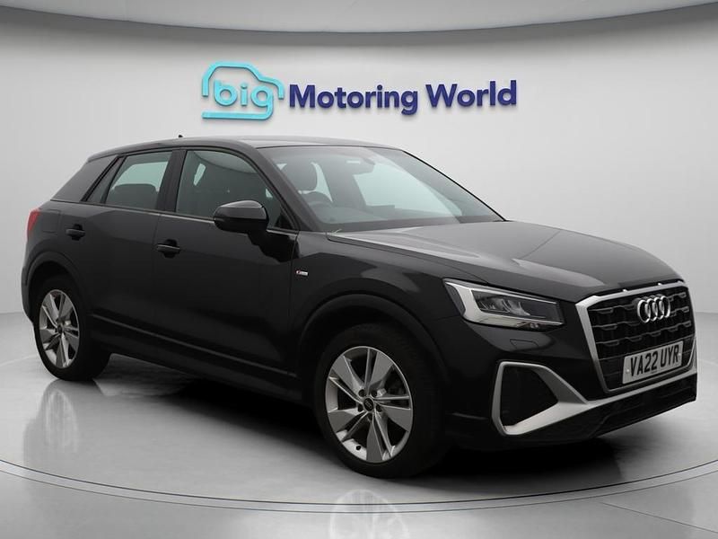 Black Used 2022 Audi Q2 S-Line SUV | £16,600 (Good price) - Image 1/4