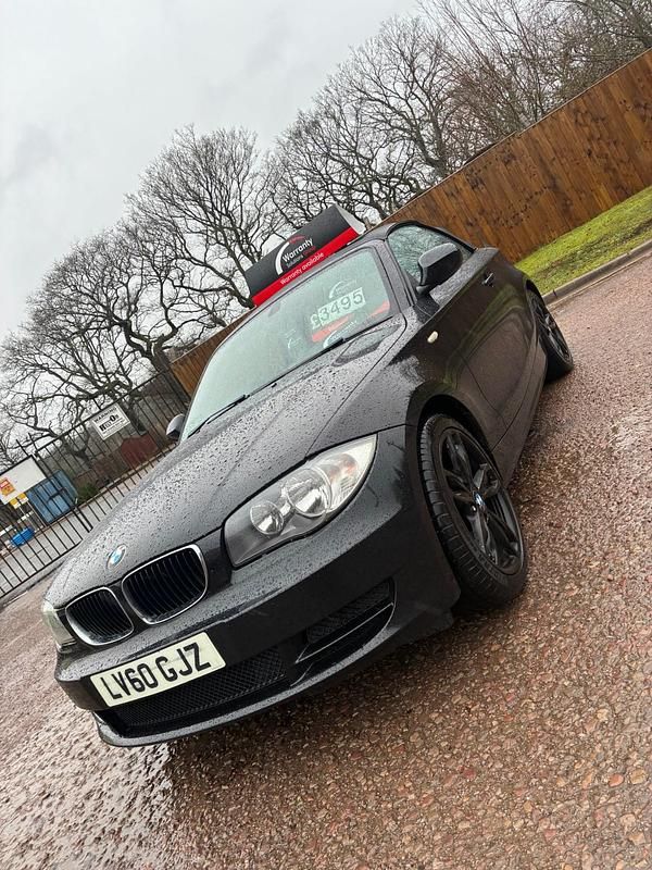 Used BMW 118 Cabriolet M Sport 2010 Black Cabriolet