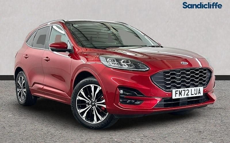 Red Used 2022 Ford Kuga ST-Line X SUV | £21,861 (Fair price) - Image 1/4