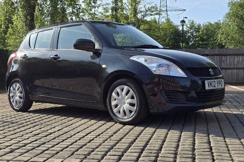 Black Used 2012 Suzuki Swift Hatchback | £2,495 (Good price) - Image 1/1