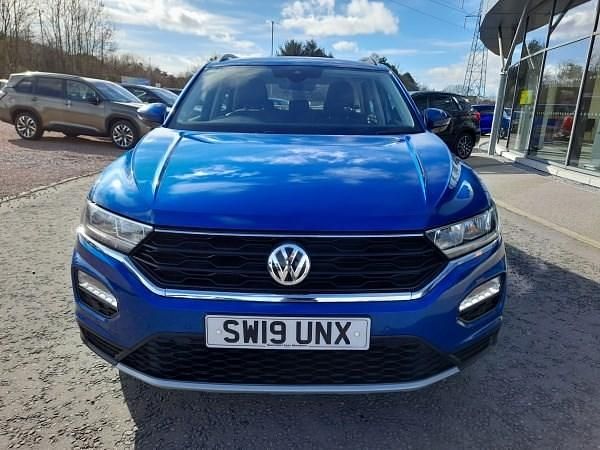 Used VW T-Roc SE 115 HP (84 kW) 2019 Blue SUV