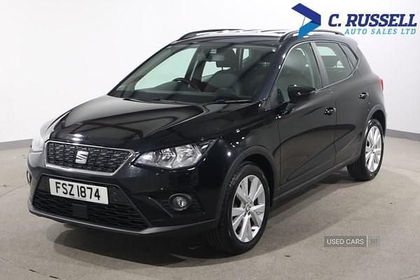 Black Used 2021 Seat Arona SE Technology SUV | £12,495 (Fair price) - Image 1/4
