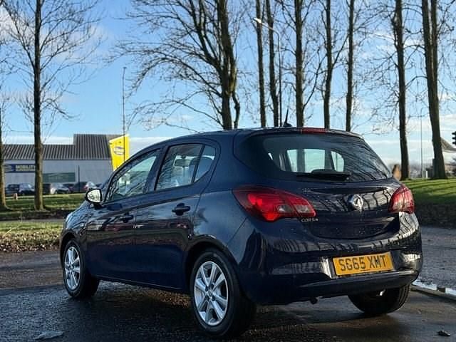 Used Vauxhall Corsa Design Edition 90 HP (66 kW) 2015 Blue Hatchback
