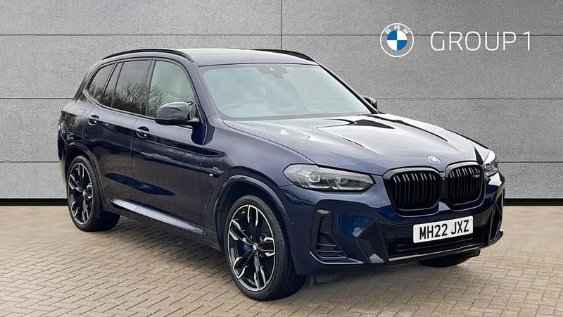 Blue Used 2022 BMW X3 M Sport SUV | £38,695 (Good price) - Image 1/4