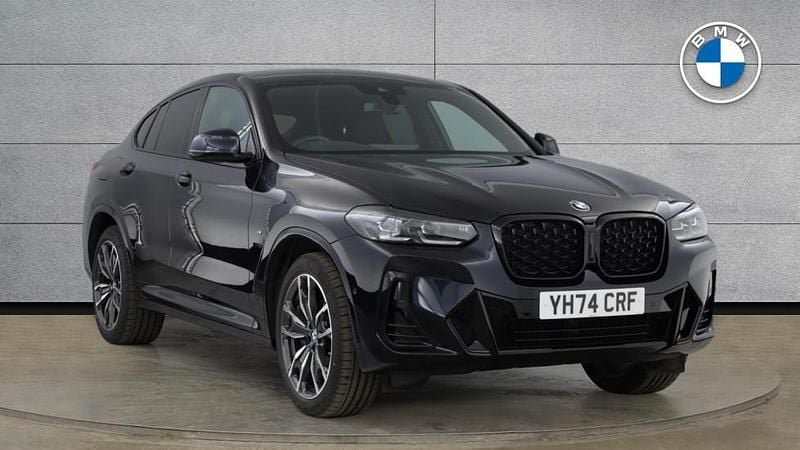 Black Used 2024 BMW X4 M Sport SUV | £43,495 (Good price) - Image 1/4