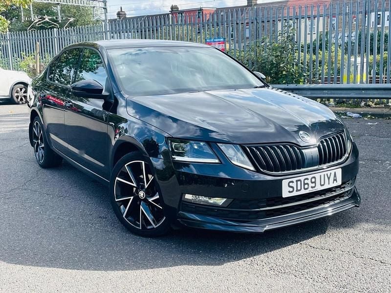Black Used 2019 Skoda Octavia SportLine Hatchback | £10,195 (Fair price) - Image 1/4