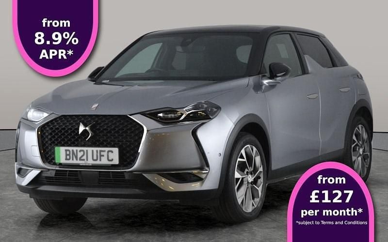 Grey Used 2021 DS Automobiles DS3 Crossback E-Tense Ultra Prestige SUV | £10,544 (Fair price) - Image 1/3