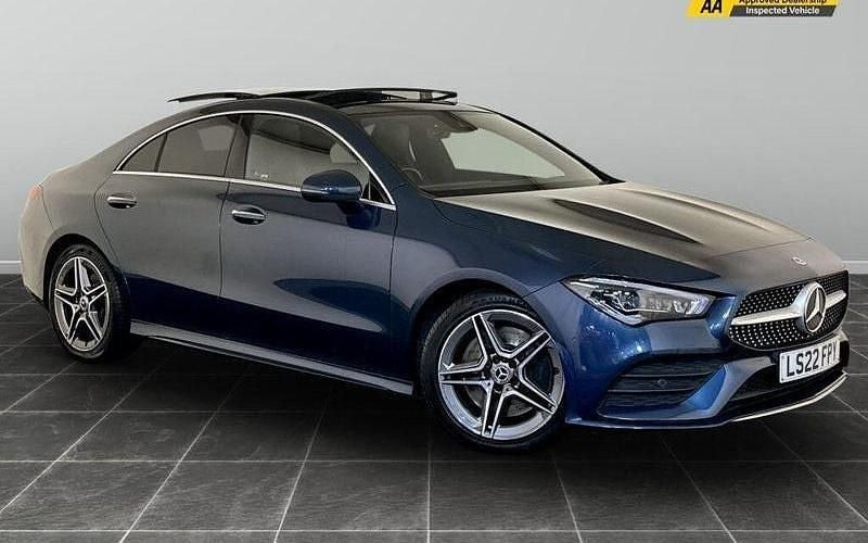 Blue Used 2022 Mercedes CLA250 AMG line Sedan | £21,595 (Fair price) - Image 1/2