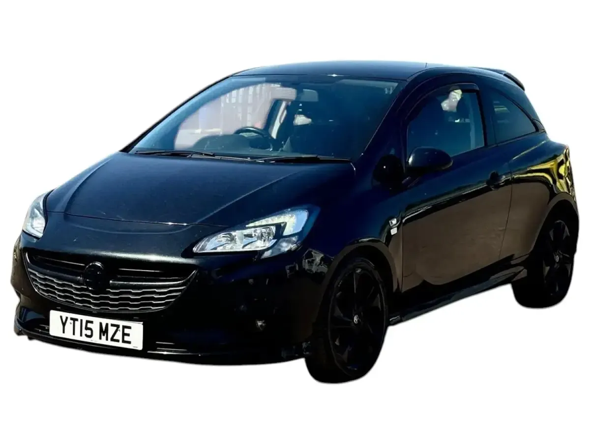 Used Vauxhall Corsa Edition 70 HP (51 kW) 2015 Black Hatchback