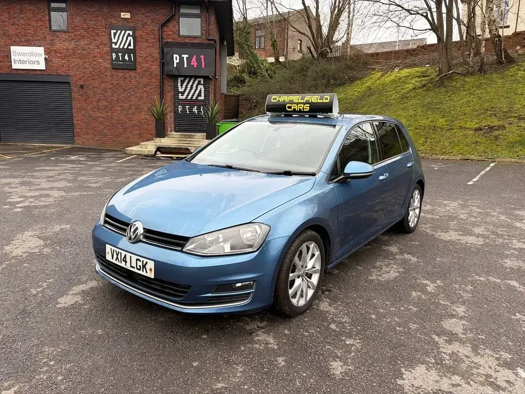 Used VW Golf VII GT 150 HP (110 kW) 2014 Blue Hatchback
