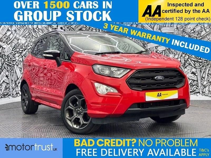 Used Ford Ecosport ST-Line 125 HP (91 kW) 2020 Red SUV