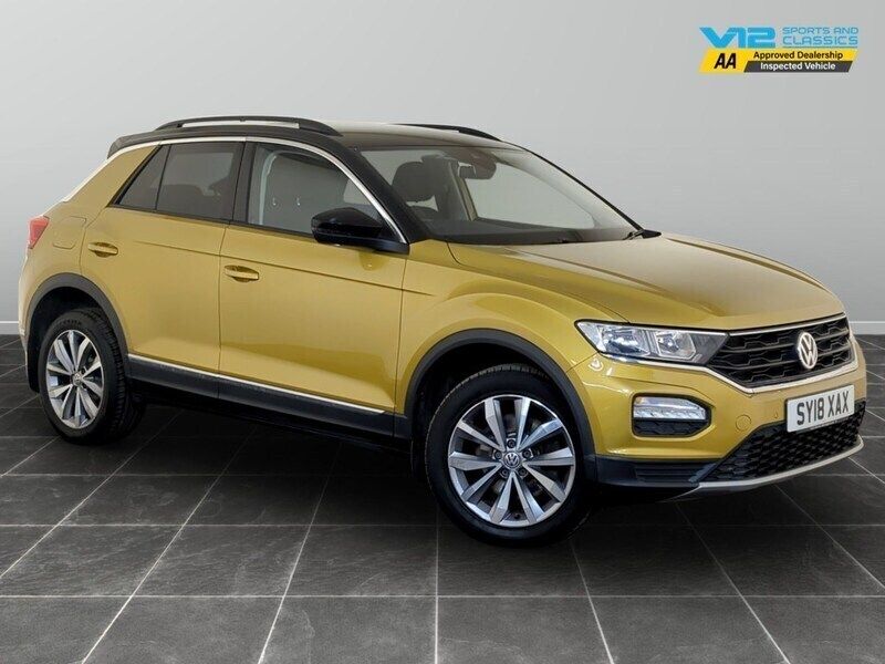 Yellow Used 2018 VW T-Roc Design SUV | £10,895 (Fair price) - Image 1/2
