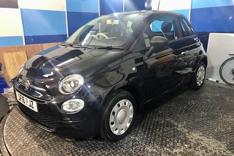 Black Used 2016 Fiat 500 Pop Hatchback | £4,795 (Good price) - Image 1/1