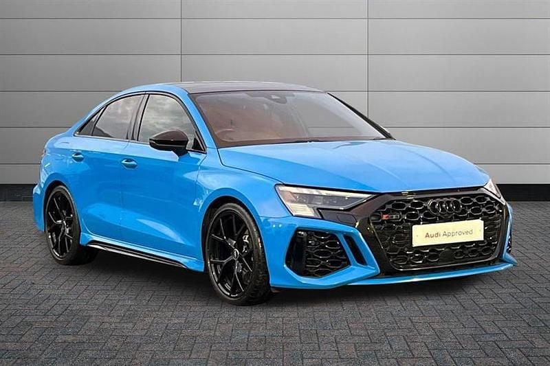 Used Audi RS3 Comfort 400 HP (294 kW) 2022 Turbo blue Sedan