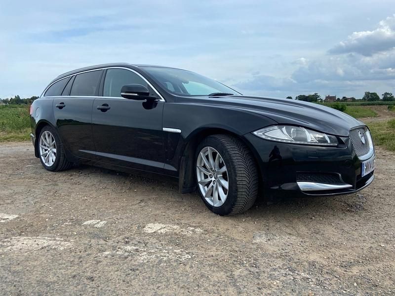 Black Used 2015 Jaguar XF Premium Luxury Sedan | £8,995 (Expensive) - Image 1/4