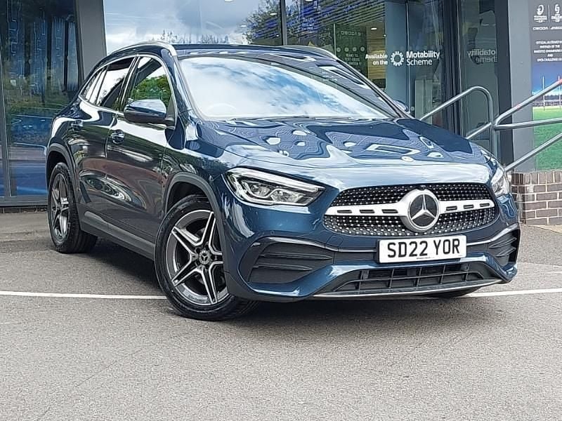 Blue Used 2022 Mercedes GLA180 AMG Line Premium SUV | £23,998 (Fair price) - Image 1/4