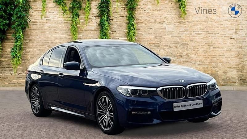 Blue Used 2017 BMW 540 M Sport Sedan | £24,997 (Fair price) - Image 1/4
