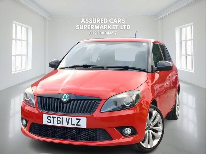 Used Skoda Fabia vRS 180 HP (132 kW) 2011 Red Hatchback