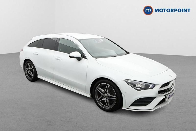 White Used 2020 Mercedes CLA200 AMG line Estate | £19,499 (Fair price) - Image 1/4