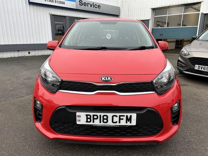 Used Kia Picanto 66 HP (48 kW) 2018 Red Hatchback