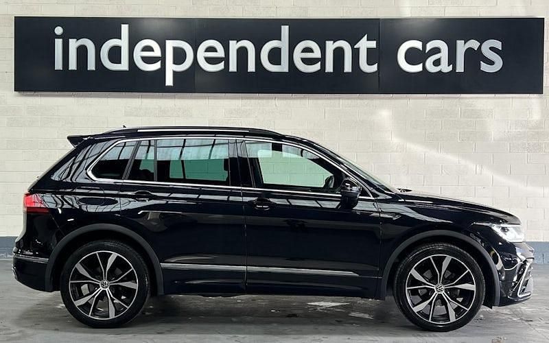 Used VW Tiguan R-line 150 HP (110 kW) 2022 Black SUV