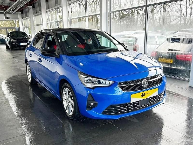 Used Vauxhall Corsa SRi 100 HP (73 kW) 2020 Blue Hatchback