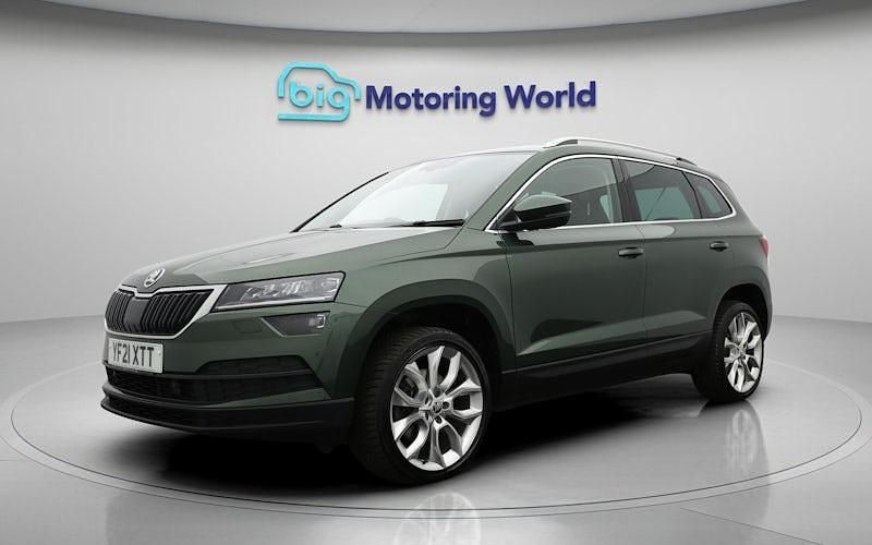Used Skoda Karoq SE L 150 HP (110 kW) 2021 Green SUV