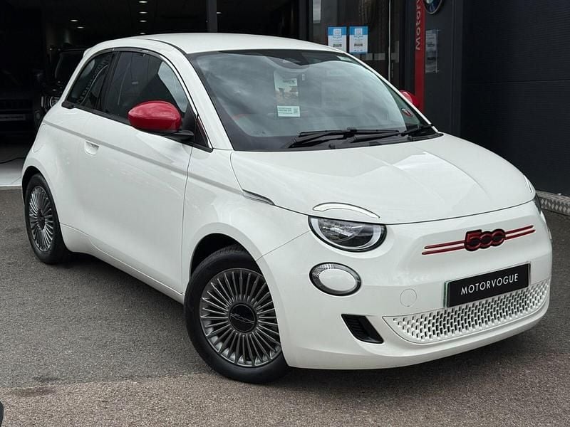 White New 2024 Fiat 500e Red Hatchback | £19,995 (Fair price) - Image 1/4