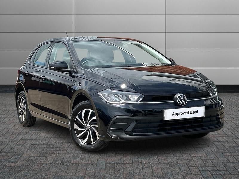 Black Used 2021 VW Polo Life Hatchback | £14,298 (Fair price) - Image 1/4