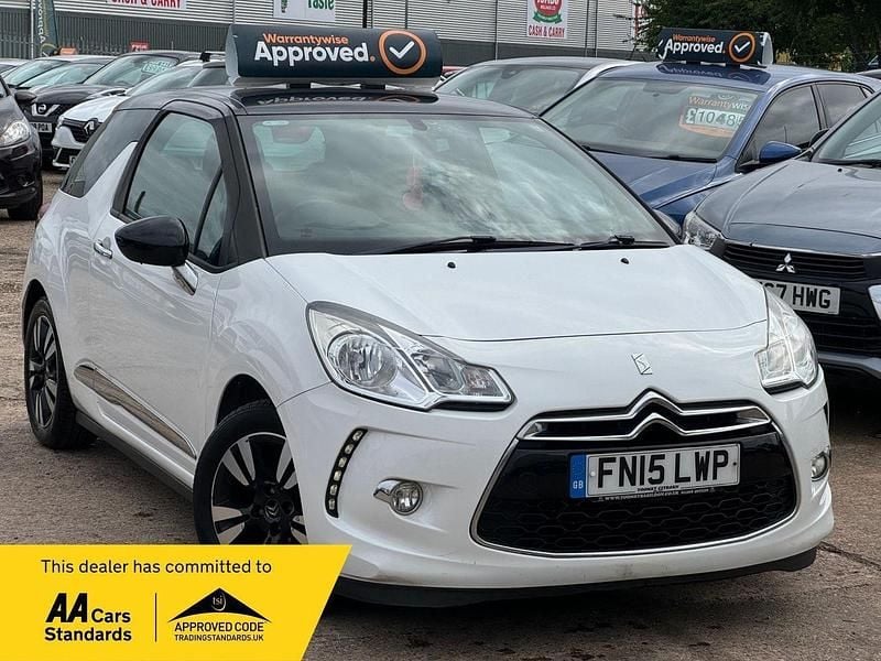 White Used 2015 Citroën DS3 Style Hatchback | £3,975 (Fair price) - Image 1/3