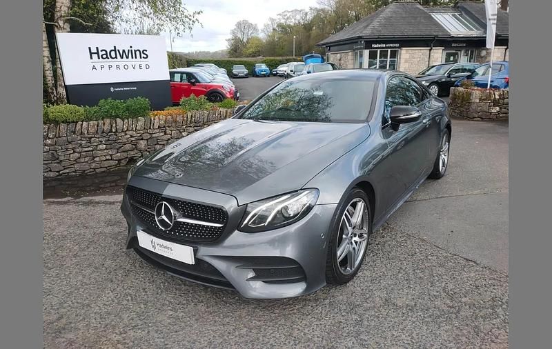 Used Mercedes E300 AMG line 241 HP (177 kW) 2019 Grey Coupe