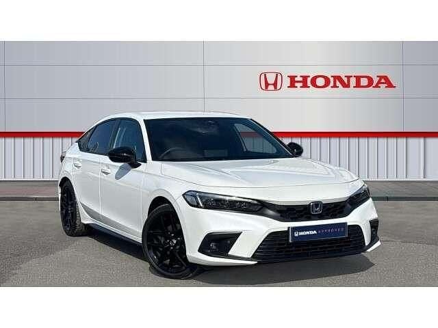 White Used 2023 Honda Civic Sport Hatchback | £25,553 (Good price) - Image 1/4