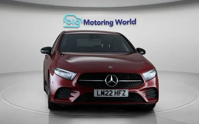 Used Mercedes A200 AMG line 163 HP (119 kW) 2022 Red Sedan