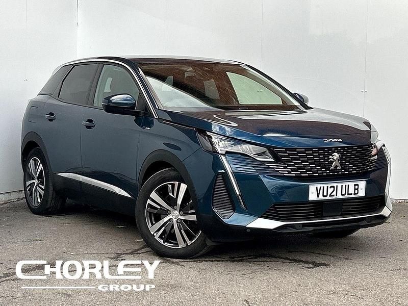 Blue Used 2021 Peugeot 3008 Allure SUV | £16,950 (Fair price) - Image 1/4