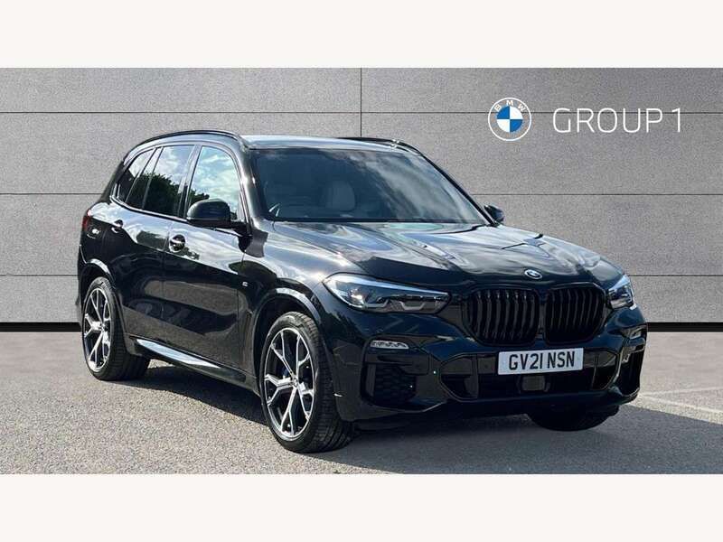 Black Used 2021 BMW X5 M Sport SUV | £40,995 (Fair price) - Image 1/4