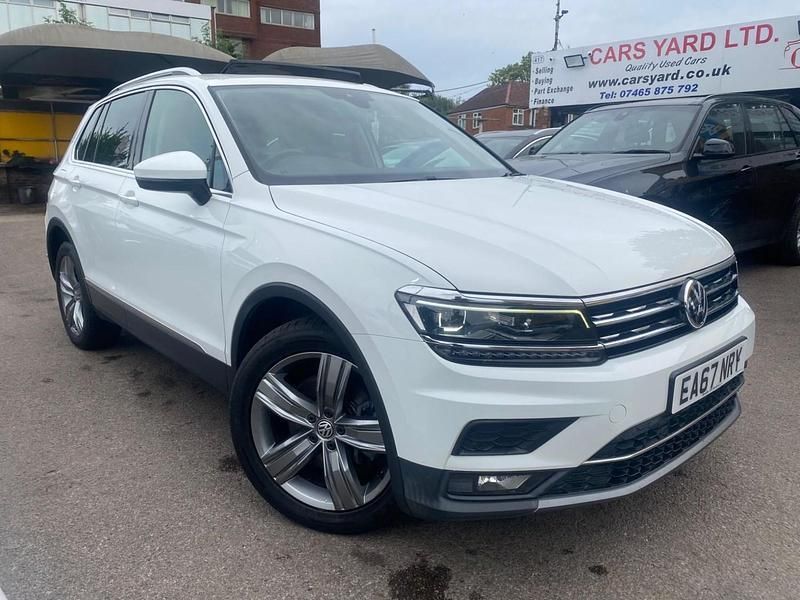 White Used 2017 VW Tiguan SEL SUV | £15,990 (Fair price) - Image 1/4