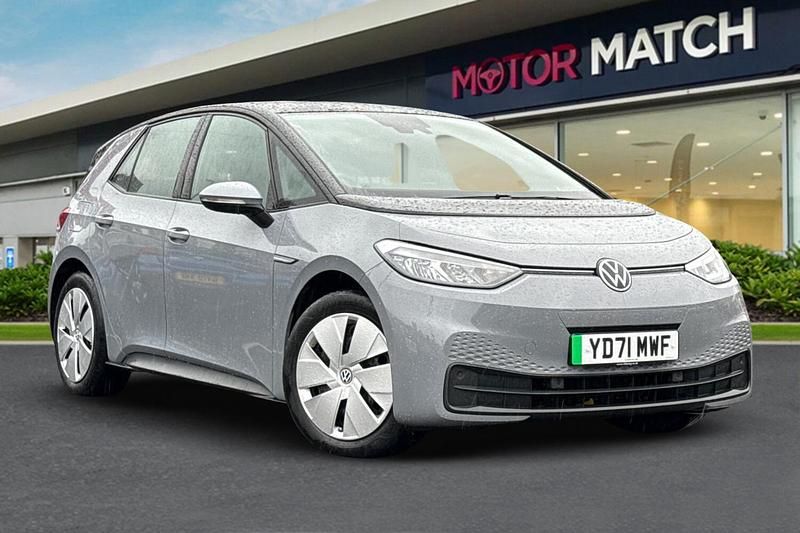Grey Used 2021 VW ID.3 Pure Hatchback | £12,550 (Good price) - Image 1/4