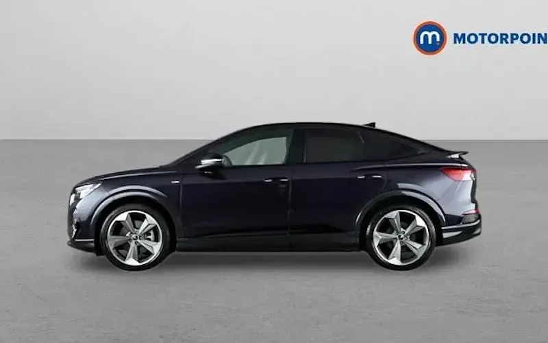Used Audi Q4 Sportback e-tron Black Edition 210 kW (286 HP) 2025 Purple SUV