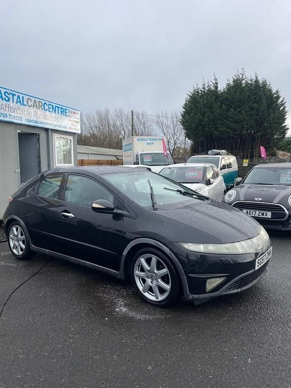 Black Used 2007 Honda Civic Sport Hatchback | £1,250 (Fair price) - Image 1/4
