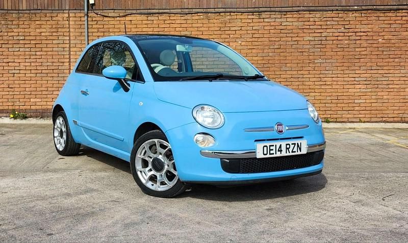 Used Fiat 500 Lounge 2014 Blue Hatchback