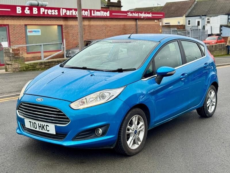 Used Ford Fiesta Zetec 2016 Blue Hatchback