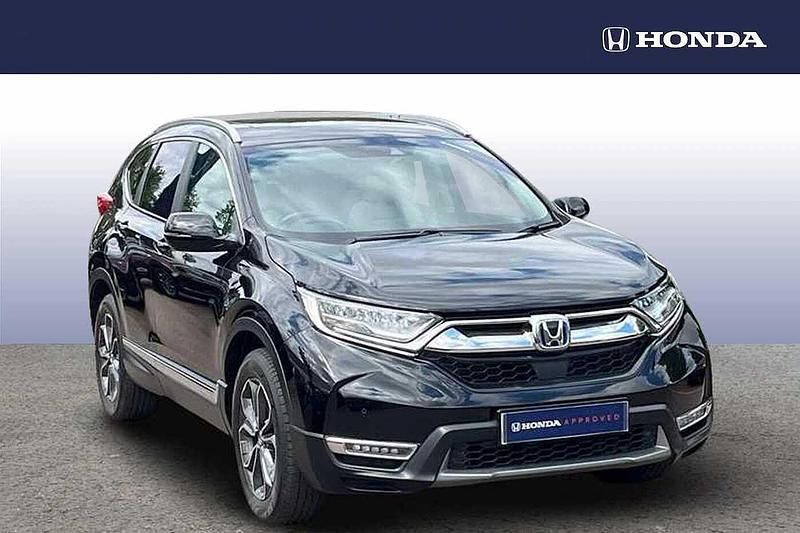 Crystal black Used 2022 Honda CR-V Hybrid SUV | £27,795 (A bit pricey) - Image 1/4