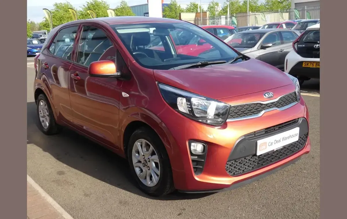 Second-hand Kia Picanto 83 CP (61 kW) 2018 Portocaliu Hatchback