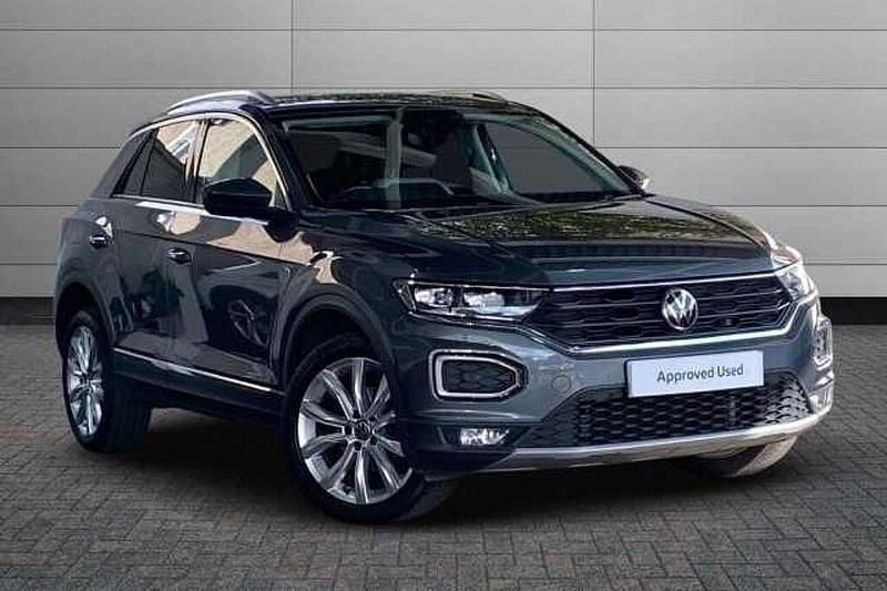 Grey Used 2021 VW T-Roc SEL SUV | £21,095 (Fair price) - Image 1/4