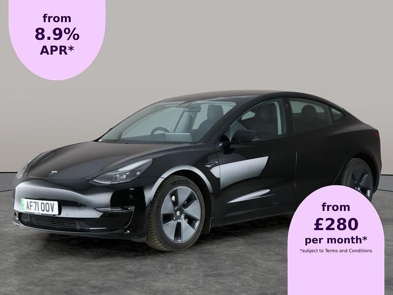 Black Used 2021 Tesla Model 3 Long Range AWD Sedan | £18,662 (Fair price) - Image 1/2