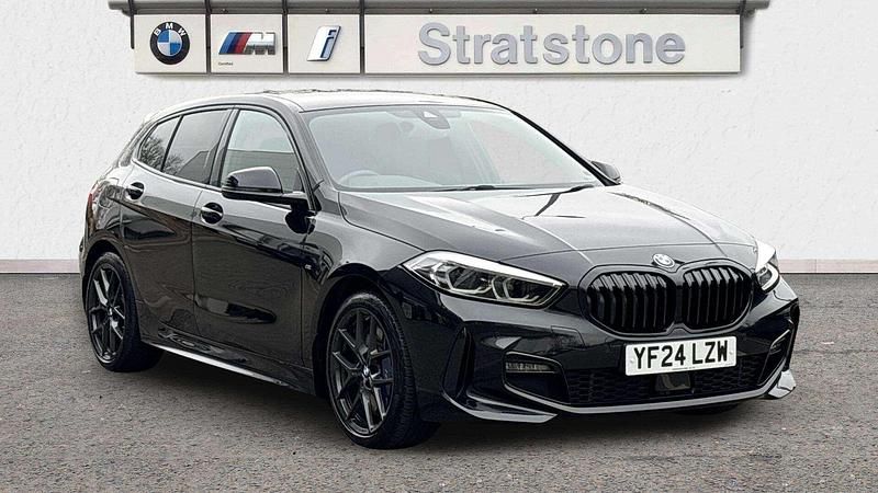 Black Used 2024 BMW 120 M Sport Hatchback | £28,450 (Fair price) - Image 1/3