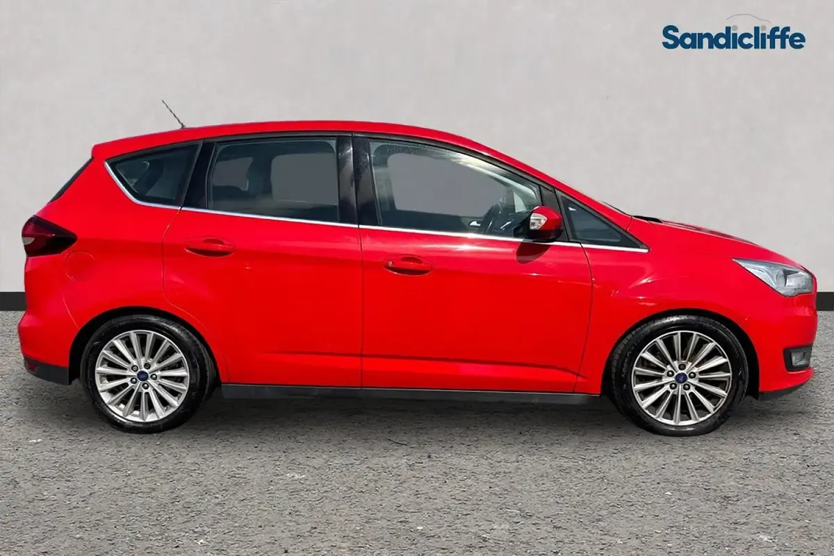 Used Ford C-MAX Titanium 125 HP (91 kW) 2018 Red MPV