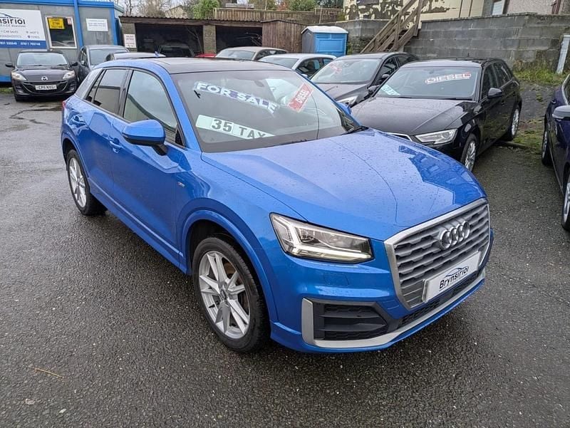 Used Audi Q2 S-Line 115 HP (84 kW) 2017 Blue SUV