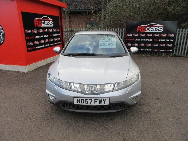 Silver Used 2007 Honda Civic EX Hatchback | £2,295 (Fair price) - Image 1/4